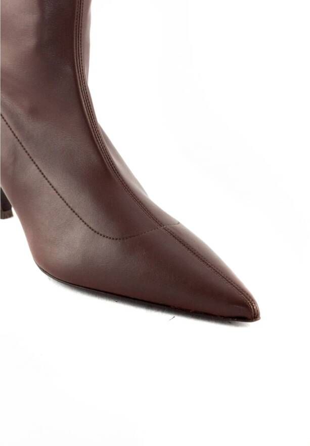 Gia Borghini Bordeaux Kitten Heel Pointed Toe Schoenen
