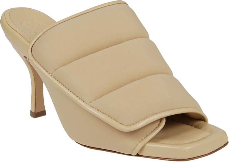 Gia Borghini Heeled Mules Beige Dames