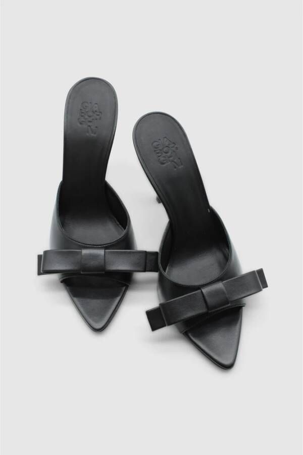 Gia Borghini Heeled Mules Black Dames