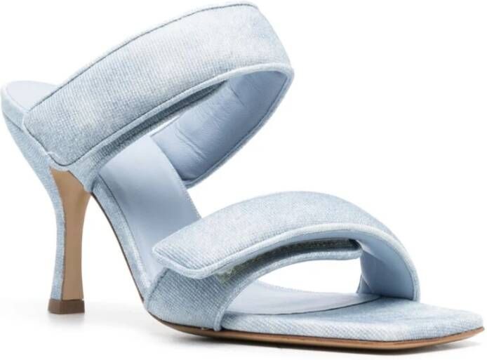 Gia Borghini Heeled Mules Blauw Dames