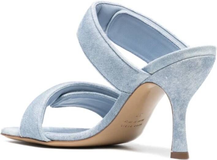 Gia Borghini Heeled Mules Blauw Dames