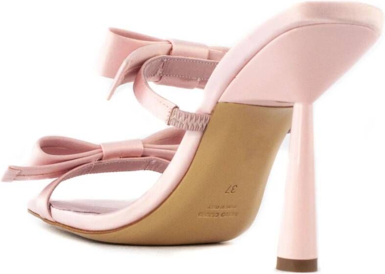 Gia Borghini Heeled Mules Pink Dames