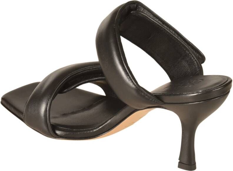 Gia Borghini Heeled Mules Zwart Dames