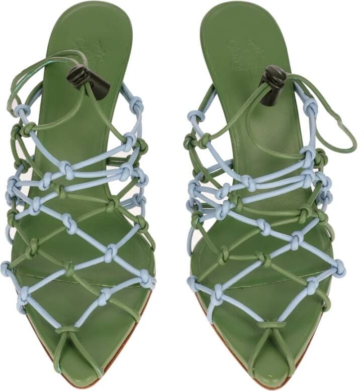 Gia Borghini High Heel Sandals Groen Dames