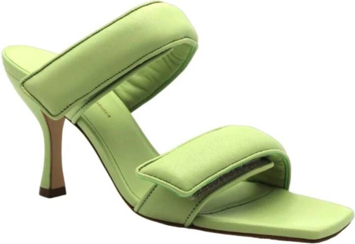 Gia Borghini High Heel SandalsHeeled Mules Groen Dames