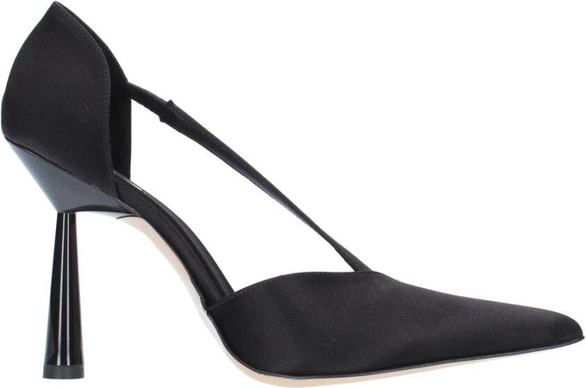Gia Borghini Met Hak Zwart Black Dames