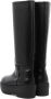 Gia Borghini Boots Black Slip-On Boots With Platform In Smooth Leathe in zwart - Thumbnail 15