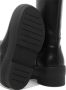 Gia Borghini Boots Black Slip-On Boots With Platform In Smooth Leathe in zwart - Thumbnail 12