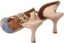 Gia Borghini Multicolor Suede Leather Slingback Heels Sandals Shoes Meerkleurig Dames - Thumbnail 7
