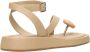 Gia Borghini Platte sandalen Beige Dames - Thumbnail 3