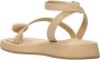 Gia Borghini Platte sandalen Beige Dames - Thumbnail 4