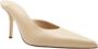 Gia Borghini Puntige Neus Lage Hak Sandalen Beige Dames - Thumbnail 2