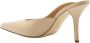 Gia Borghini Puntige Neus Lage Hak Sandalen Beige Dames - Thumbnail 3