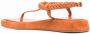 Gia Borghini Rosie platte sandalen Oranje Dames - Thumbnail 4