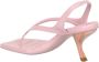 Gia Borghini Roze Sandalen Open Teen Slingback - Thumbnail 2