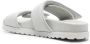 Gia Borghini Grijze Leren Open Teen Sandalen Gray Dames - Thumbnail 2