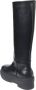 Gia Borghini Boots & laarzen Black Slip-On Boots With Platform In Smooth Leathe in zwart - Thumbnail 3