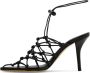 Gia Borghini Smalle Hak Sandalen Black Dames - Thumbnail 3