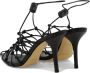 Gia Borghini Smalle Hak Sandalen Black Dames - Thumbnail 4