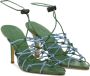 Gia Borghini Smalle Hak Sandalen Green Dames - Thumbnail 8