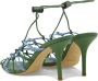 Gia Borghini Smalle Hak Sandalen Green Dames - Thumbnail 6