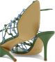 Gia Borghini Smalle Hak Sandalen Green Dames - Thumbnail 11