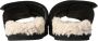 Gia Borghini Suède Shearling Lage Sandalen - Thumbnail 2