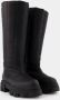 Gia Borghini Tall Puffer Boots in Black Poly Zwart Dames - Thumbnail 2
