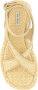 Gia Borghini Tweekleurige raffia rosie 17 sandalen Beige Dames - Thumbnail 3