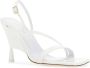 Gia Borghini Witte lederen rosie 5 sandalen White Dames - Thumbnail 2