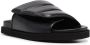 Gia Borghini Zwarte leren casual open flats muilezels Black Dames - Thumbnail 3