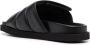 Gia Borghini Zwarte leren casual open flats muilezels Black Dames - Thumbnail 4