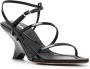 Gia Borghini Zwarte Leren Sleehak Muilezels Pumps Black Dames - Thumbnail 6