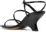 Gia Borghini Zwarte Leren Sleehak Muilezels Pumps Black Dames - Thumbnail 7