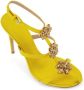 Giambattista Valli Bloemenapplicatie sandalen Yellow Dames - Thumbnail 2