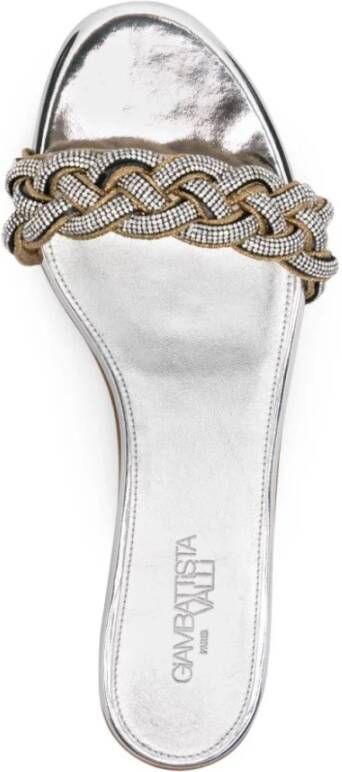 Giambattista Valli Gouden Platte Schoenen voor Vrouwen Yellow Dames