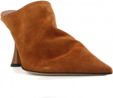 Giampaolo Viozzi Heeled Mules Brown Dames