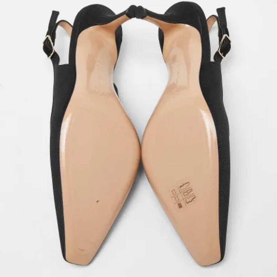 Gianvito Rossi Pre-owned Canvas heels Black Dames
