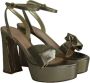 Gianvito Rossi Pre-owned Canvas sandals Green Dames - Thumbnail 3