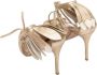 Gianvito Rossi Pre-owned Canvas sandals Yellow Dames - Thumbnail 3