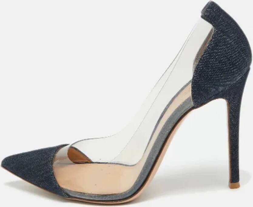 Gianvito Rossi Pre-owned Denim heels Blue Dames