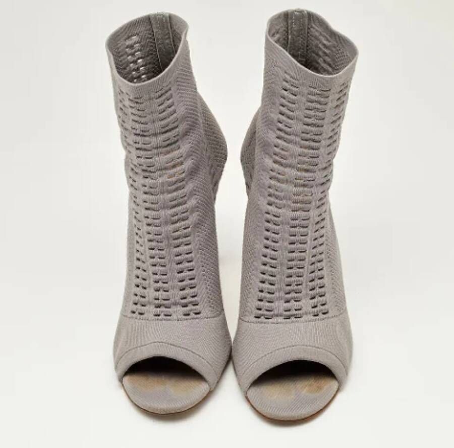 Gianvito Rossi Pre-owned Fabric boots Gray Dames