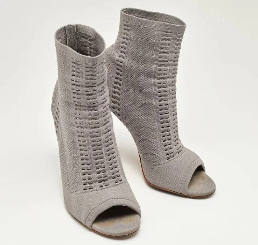 Gianvito Rossi Pre-owned Fabric boots Gray Dames