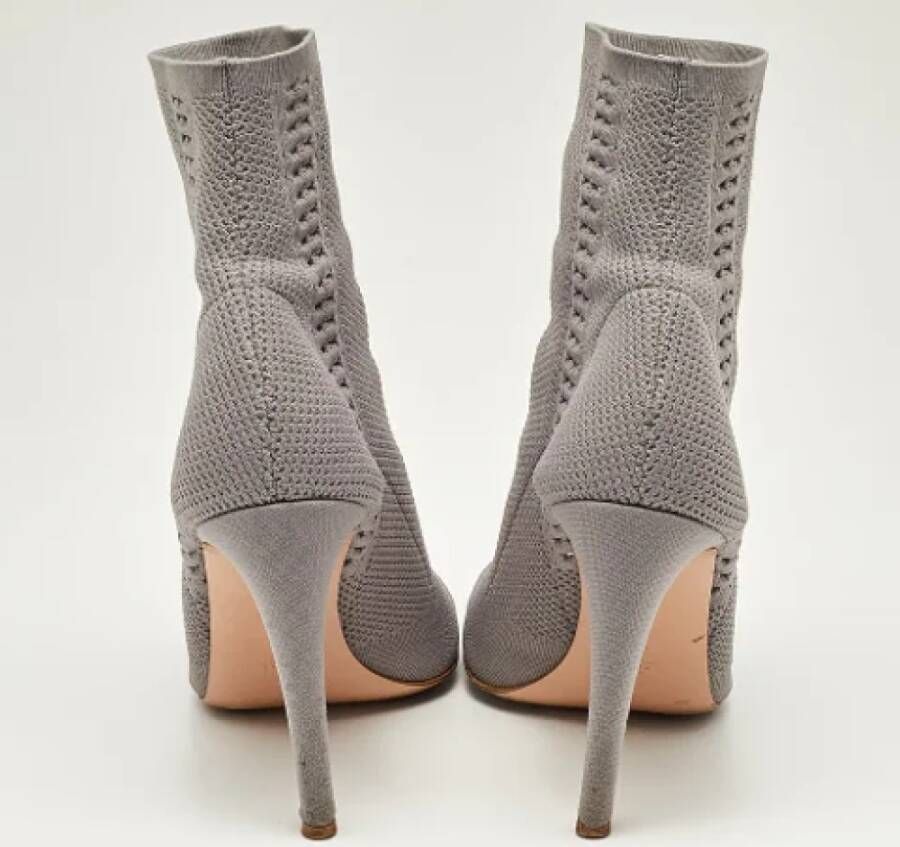 Gianvito Rossi Pre-owned Fabric boots Gray Dames