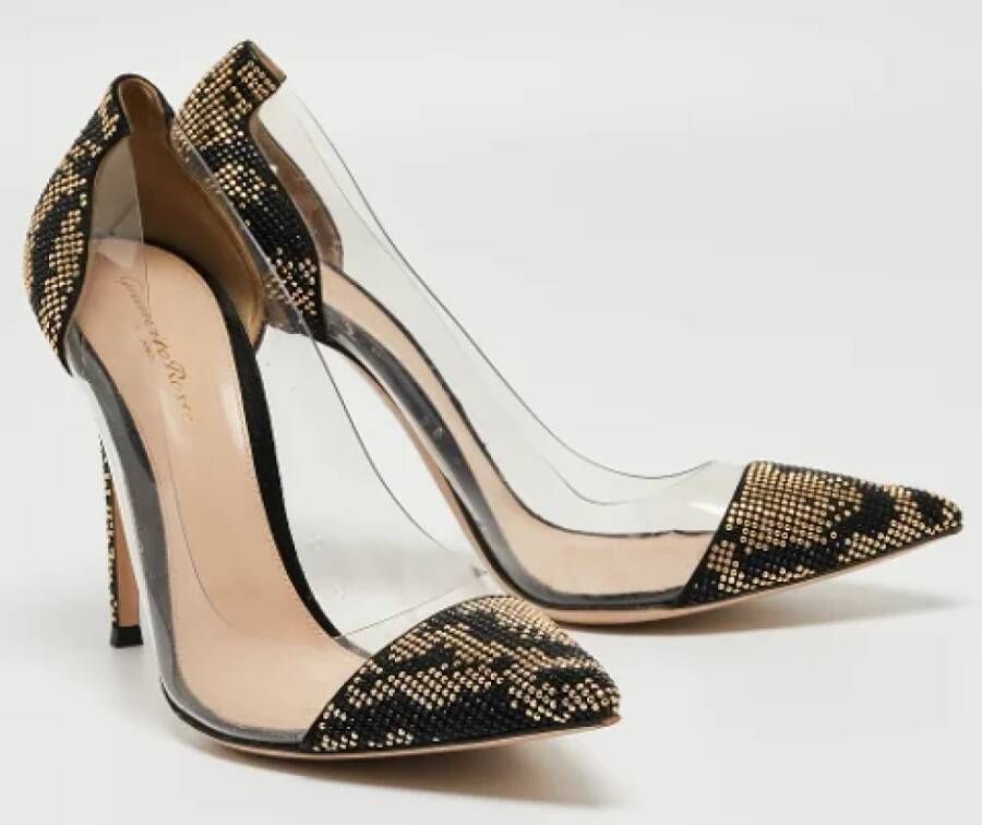 Gianvito Rossi Pre-owned Fabric heels Black Dames
