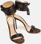 Gianvito Rossi Pre-owned Fabric sandals Black Dames - Thumbnail 4