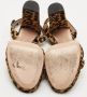 Gianvito Rossi Pre-owned Fabric sandals Brown Dames - Thumbnail 6