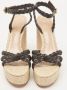 Gianvito Rossi Pre-owned Fabric sandals Brown Dames - Thumbnail 3