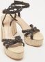 Gianvito Rossi Pre-owned Fabric sandals Brown Dames - Thumbnail 4