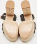 Gianvito Rossi Pre-owned Fabric sandals Brown Dames - Thumbnail 6